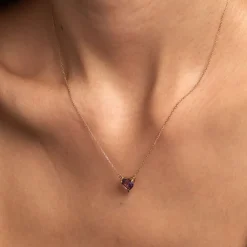 Histoire d'Or Collier Tender Love Or Jaune Améthyste or jaune améthyste violet Sale