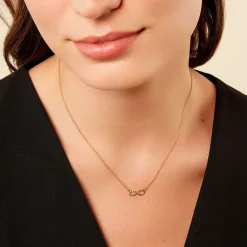 Histoire d'Or Collier Teoxane Argent Jaune Outlet