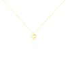 Histoire d'Or Collier Terentille Coeur Or Jaune Oxyde De Zirconium