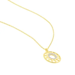 Histoire d'Or Collier Thallya Or Jaune Oxyde De Zirconium