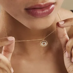 Histoire d'Or Collier Thallya Or Jaune Oxyde De Zirconium