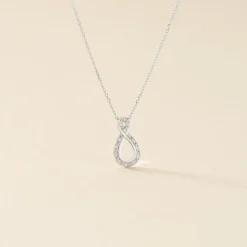 Histoire d'Or Collier Theanna Or Blanc Diamant Outlet