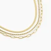 Histoire d'Or Collier Thika Acier Jaune Clearance