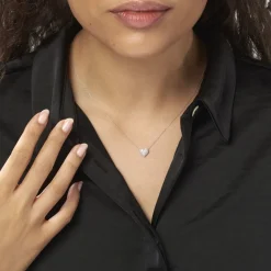 Histoire d'Or Collier Ti Amo Or Blanc Diamant Hot