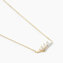 Histoire d'Or Collier Tiara De Zirconium or jaune oxyde Sale