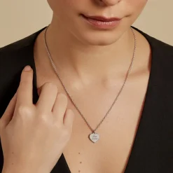 Histoire d'Or Collier Tiffen Argent Blanc Best