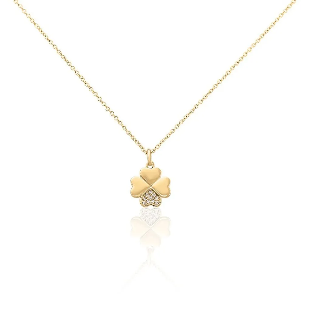 Histoire d'Or Collier Timotha Plaqué Or Jaune Oxyde De Zirconium Outlet