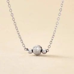 Histoire d'Or Collier Tolly Argent Blanc Discount