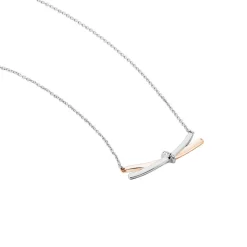 Histoire d'Or Collier Tonnia Or Bicolore Diamant New