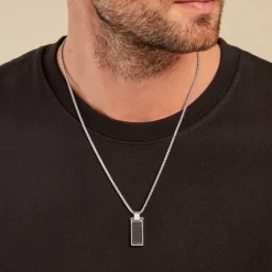 Histoire d'Or Collier Tornio Acier Blanc Discount