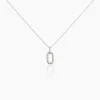 Histoire d'Or Collier Tracee Argent Blanc Oxyde De Zirconium Best