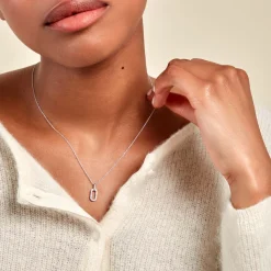 Histoire d'Or Collier Tracee Argent Blanc Oxyde De Zirconium Best