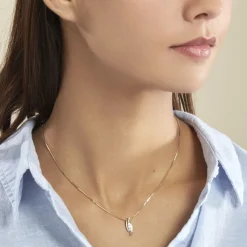 Histoire d'Or Collier Trilogie Or Jaune Diamant