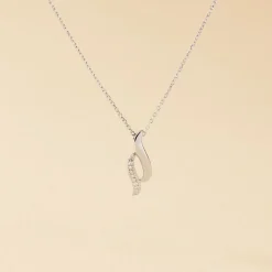 Histoire d'Or Collier Tylane or blanc diamant Sale