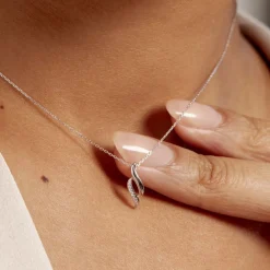 Histoire d'Or Collier Tylane or blanc diamant Sale