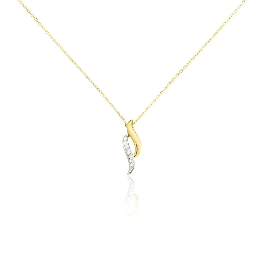 Histoire d'Or Collier Tylane or jaune diamant Clearance