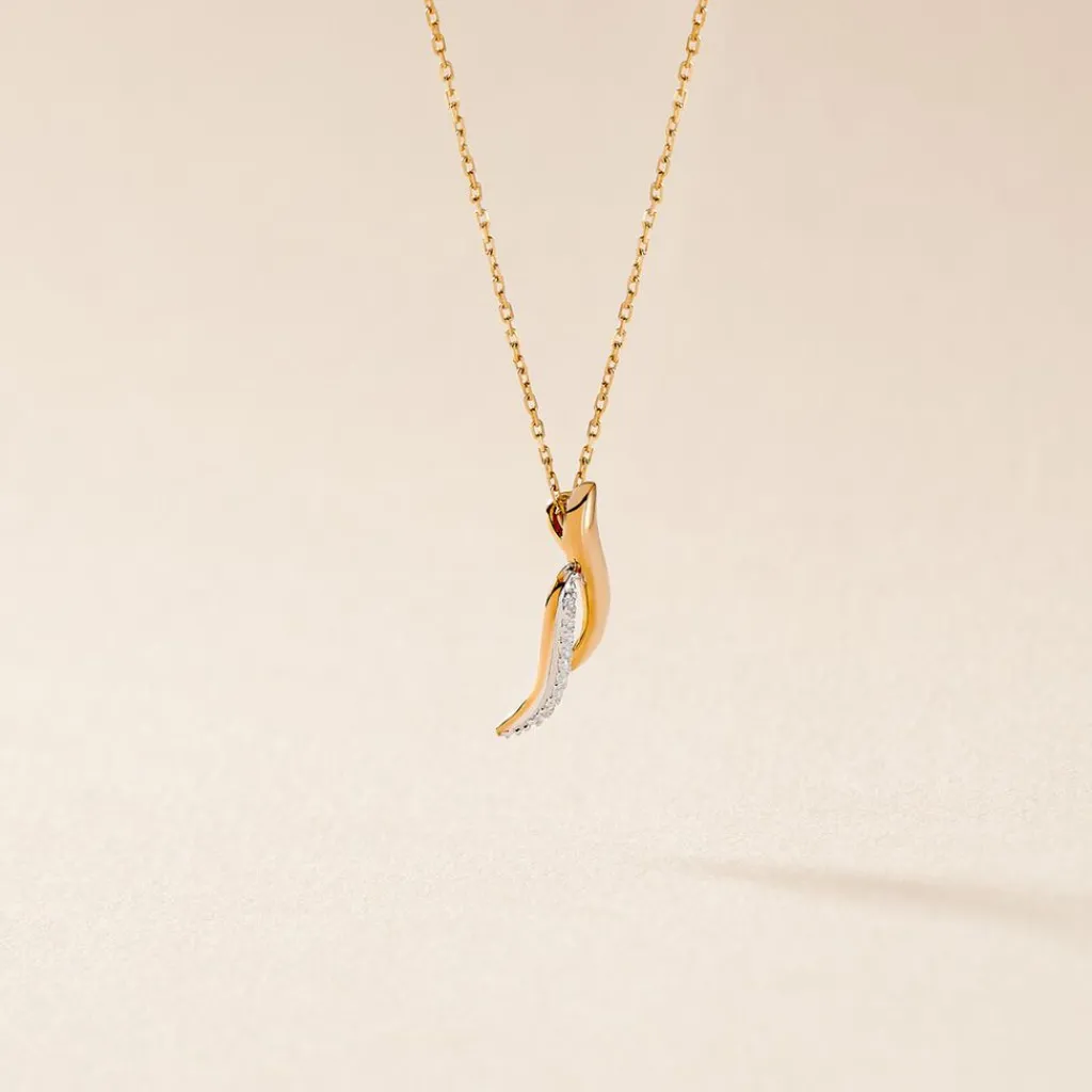 Histoire d'Or Collier Tylane or jaune diamant Clearance