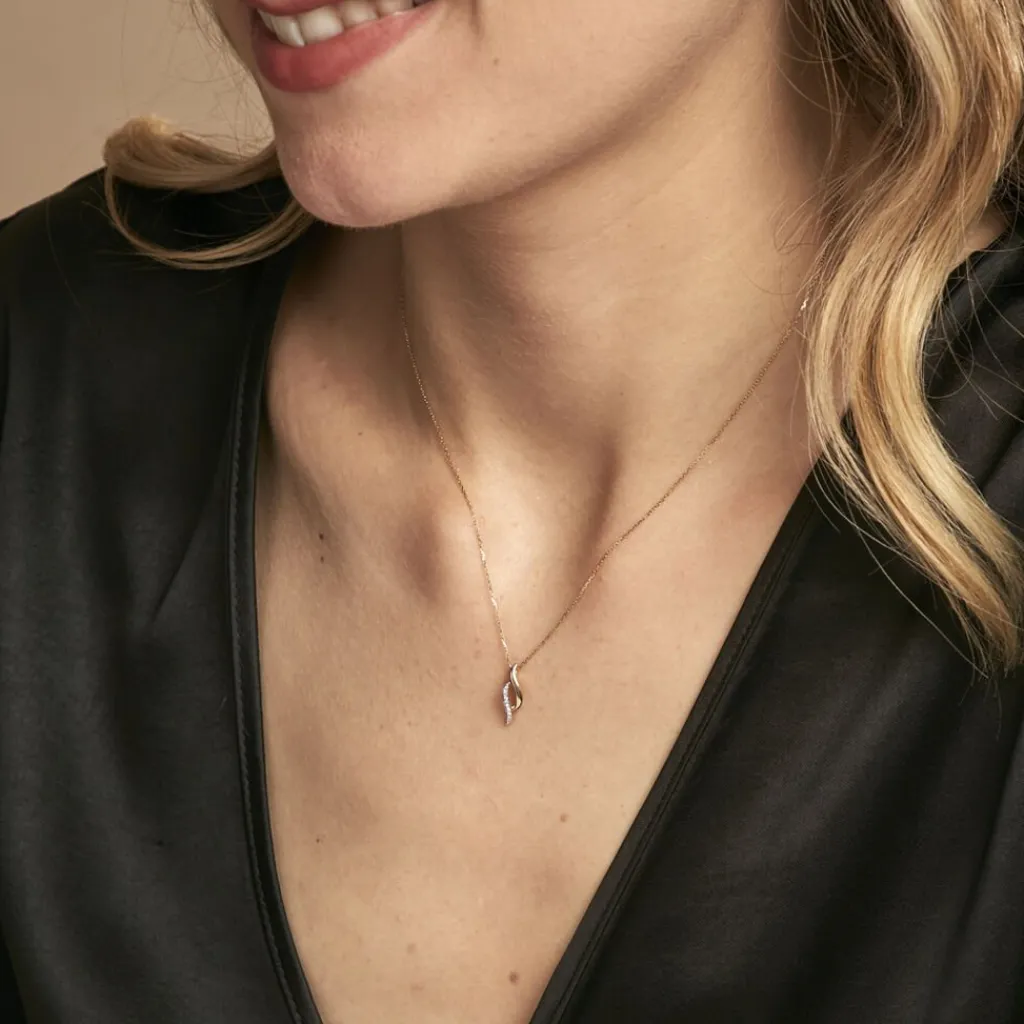Histoire d'Or Collier Tylane or jaune diamant Clearance