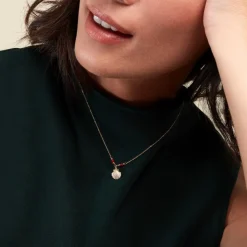 Histoire d'Or Collier Under The Sea Or Jaune Corail or jaune corail p&ecirc;che Discount