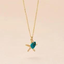 Histoire d'Or Collier Under The Sea Or Jaune Turquoise or jaune turquoise turquoise New