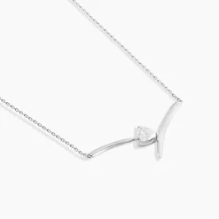 Histoire d'Or Collier Valeriana Or Blanc Oxyde De Zirconium Online