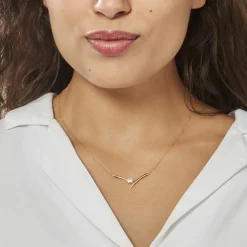 Histoire d'Or Collier Valeriana Or Jaune Oxyde De Zirconium Hot