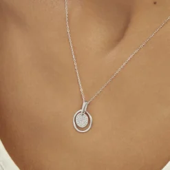 Histoire d'Or Collier Valerie Argent Blanc Oxyde De Zirconium Best