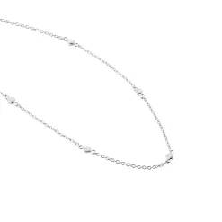 Histoire d'Or Collier Vashti Argent Blanc Oxyde De Zirconium Online