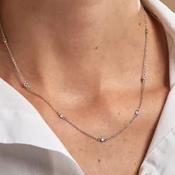 Histoire d'Or Collier Vashti Argent Blanc Oxyde De Zirconium Online