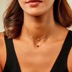 Histoire d'Or Collier Vasilisa Or Jaune Topaze Oxyde De Zirconium Sale