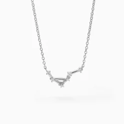 Histoire d'Or Collier Vega Argent Blanc Oxyde De Zirconium Sale