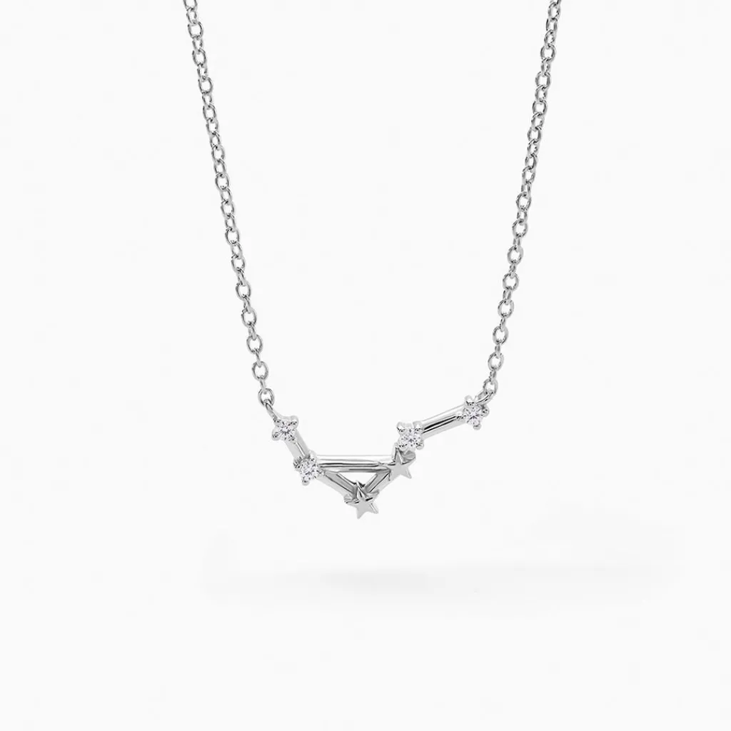Histoire d'Or Collier Vega Argent Blanc Oxyde De Zirconium Sale