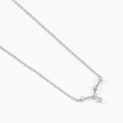 Histoire d'Or Collier Vega Argent Blanc Oxyde De Zirconium Clearance