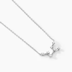 Histoire d'Or Collier Vega Argent Blanc Oxyde De Zirconium Discount