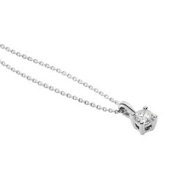 Histoire d'Or Collier Victoria Platine Blanc Diamant