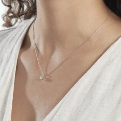 Histoire d'Or Collier Victoria Platine Blanc Diamant