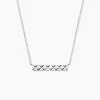 Histoire d'Or Collier Vinie Argent Blanc Best