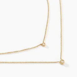 Histoire d'Or Collier Virguinia Or Jaune Oxyde De Zirconium Online