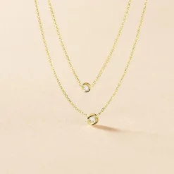 Histoire d'Or Collier Virguinia Or Jaune Oxyde De Zirconium Online