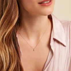 Histoire d'Or Collier Vrille Accompagnee or jaune diamant Discount