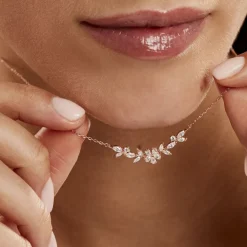 Histoire d'Or Collier Wanda Argent Rose Oxyde De Zirconium Best