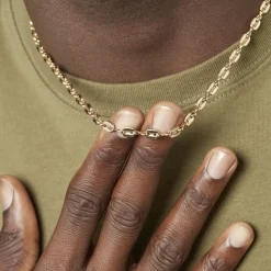 Histoire d'Or Collier William Plaqué Or Jaune Sale