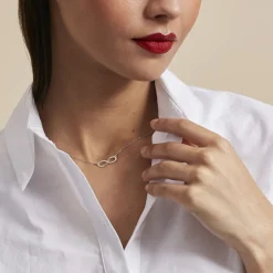 Histoire d'Or Collier Xara Argent Blanc Best