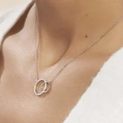 Histoire d'Or Collier Yalaz Argent Blanc Oxyde De Zirconium Best