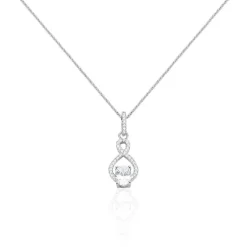 Histoire d'Or Collier Ylianna Argent Blanc Oxyde De Zirconium Best