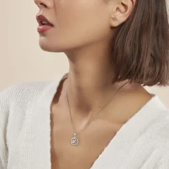 Histoire d'Or Collier Yoheved Argent Blanc Oxyde De Zirconium Clearance