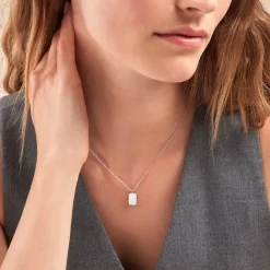 Histoire d'Or Collier Youna Argent Blanc Oxyde De Zirconium Hot