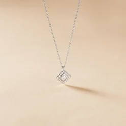 Histoire d'Or Collier Ysambre Argent Blanc Oxyde De Zirconium Hot