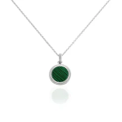 Histoire d'Or Collier Zea Argent Blanc Malachite argent blanc malachite vert Online