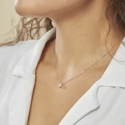 Histoire d'Or Collier Zilda De Zirconium or blanc oxyde New